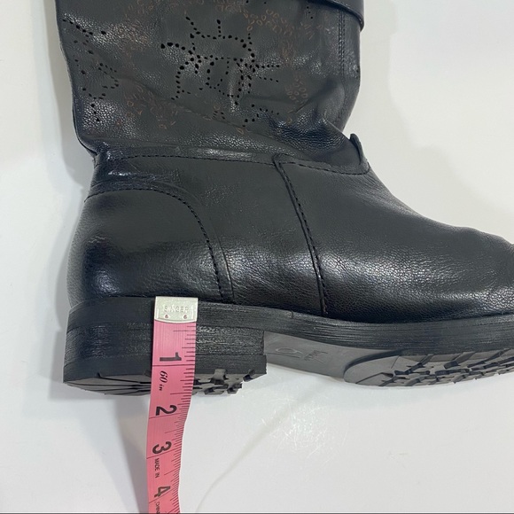 Bacio 61 Prolisso Leather Boots Black Size 9 - Picture 12 of 14